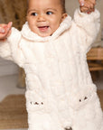 The Fur Bear Lining Fluffy Coat Romper