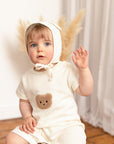 Cool Summer Bear & Bonnet Hat Set