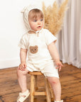 Cool Summer Bear & Bonnet Hat Set