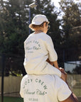 Adult Cozy Crew Resort Club Tee - Ash Grey