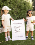 Mini COZY Terry Towelling Tee - Sand