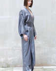Bemberg Kimono Wrap Dress-5