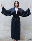 Bemberg Kimono Wrap Dress-0