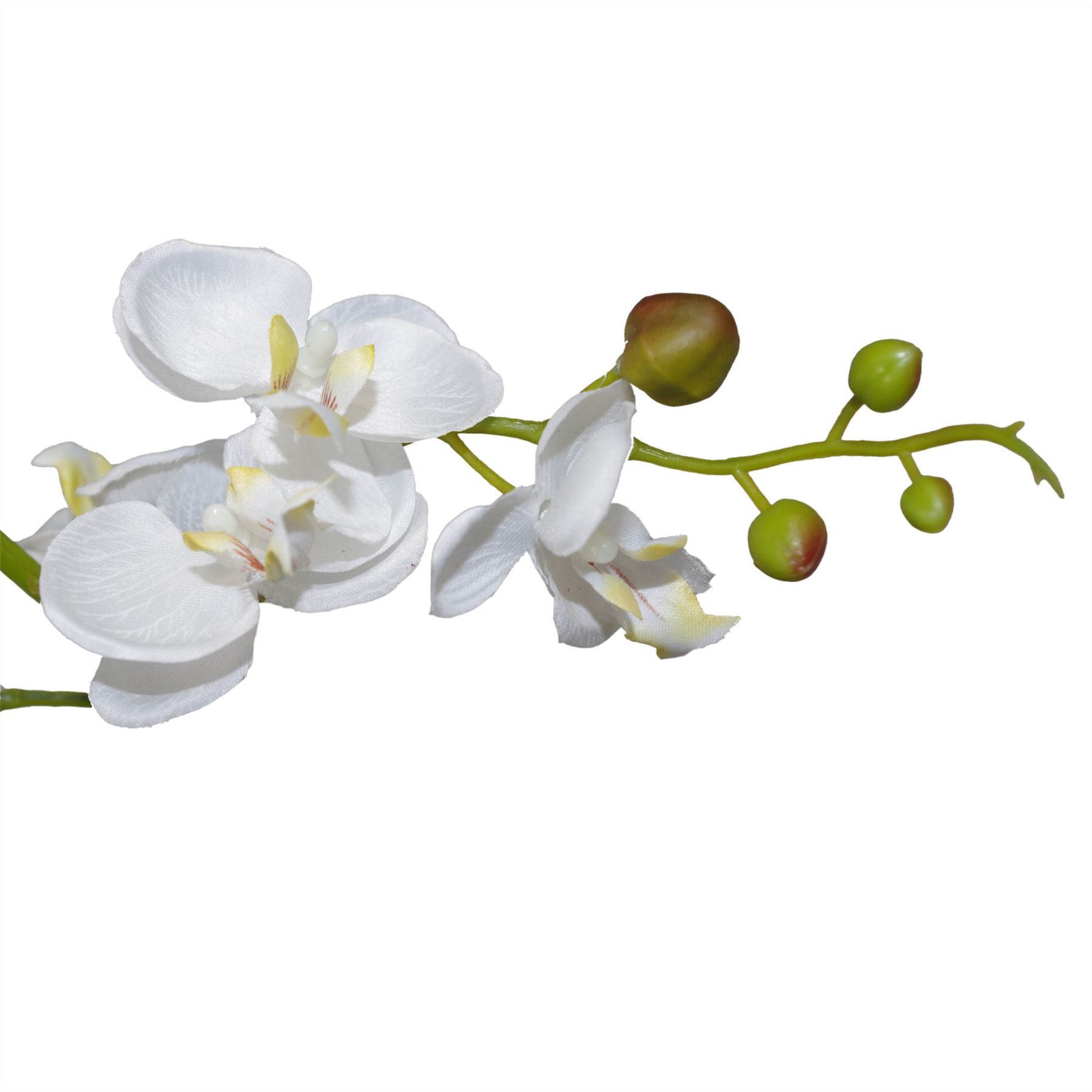 Artificial Orchid Flower 60cm White Orchid Arrangement-1