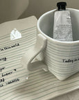 Notebook Ceramic Cup Plate-3