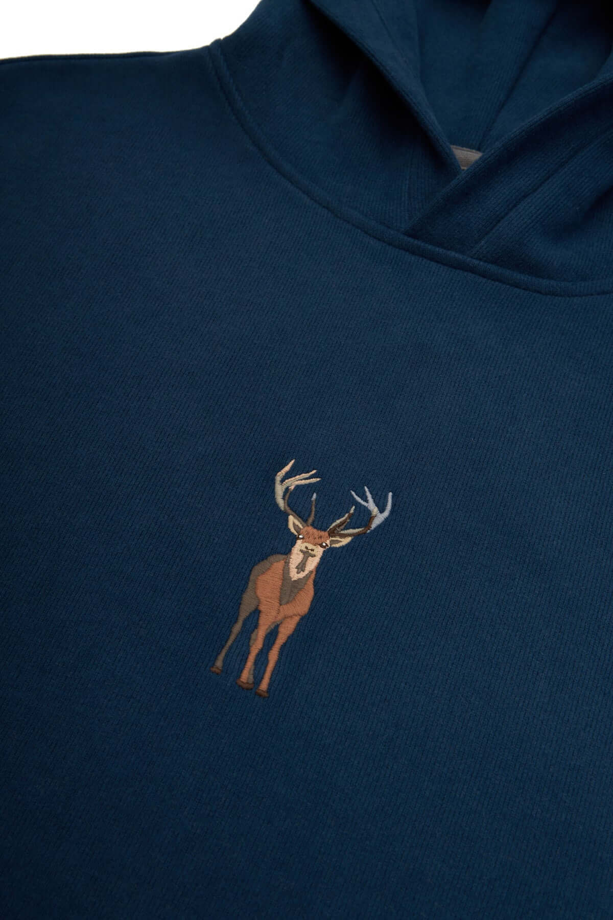 Unisex Indigo Blue Deer Hoodie