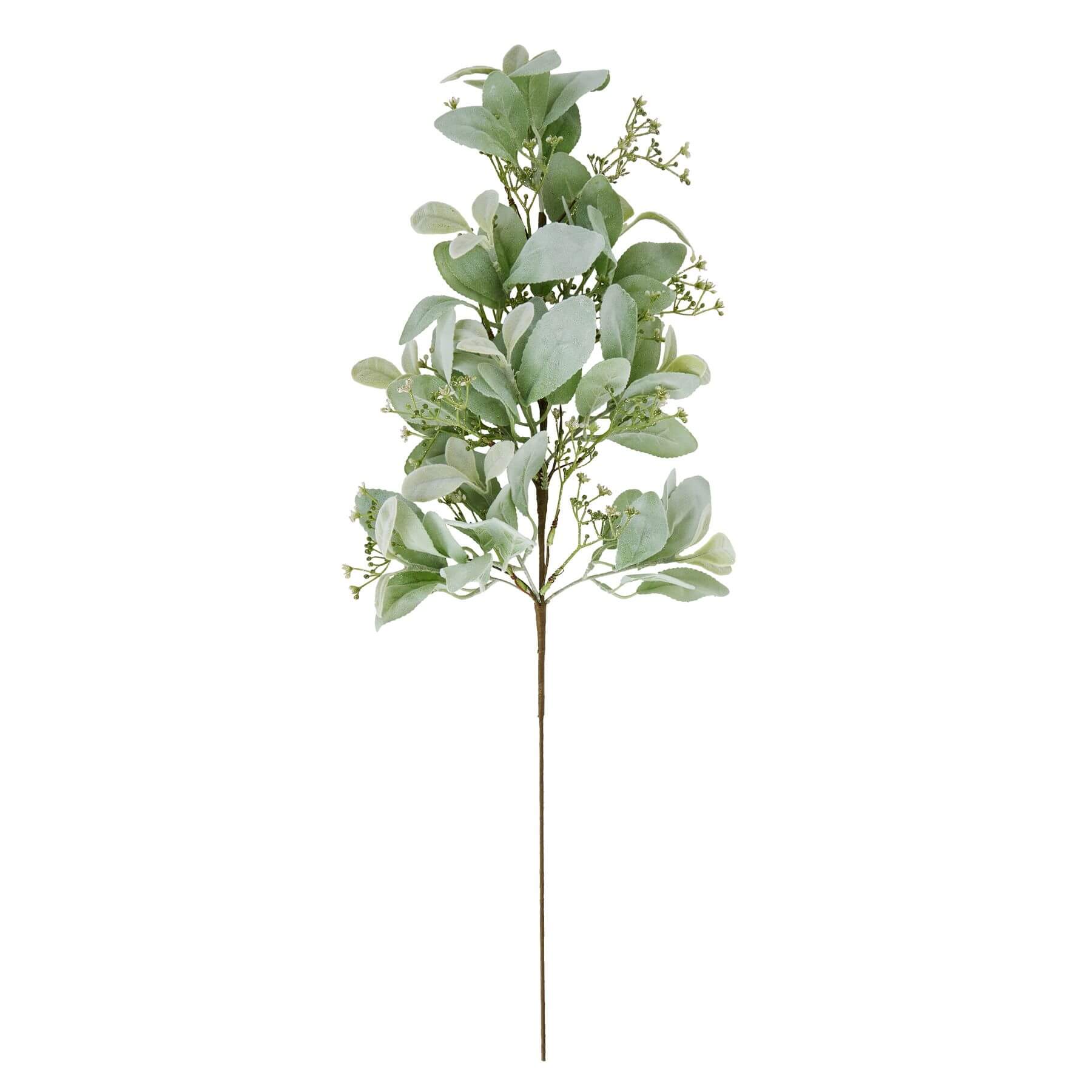Lambs Ear and Wax Flower Faux Stem Winter Greenery