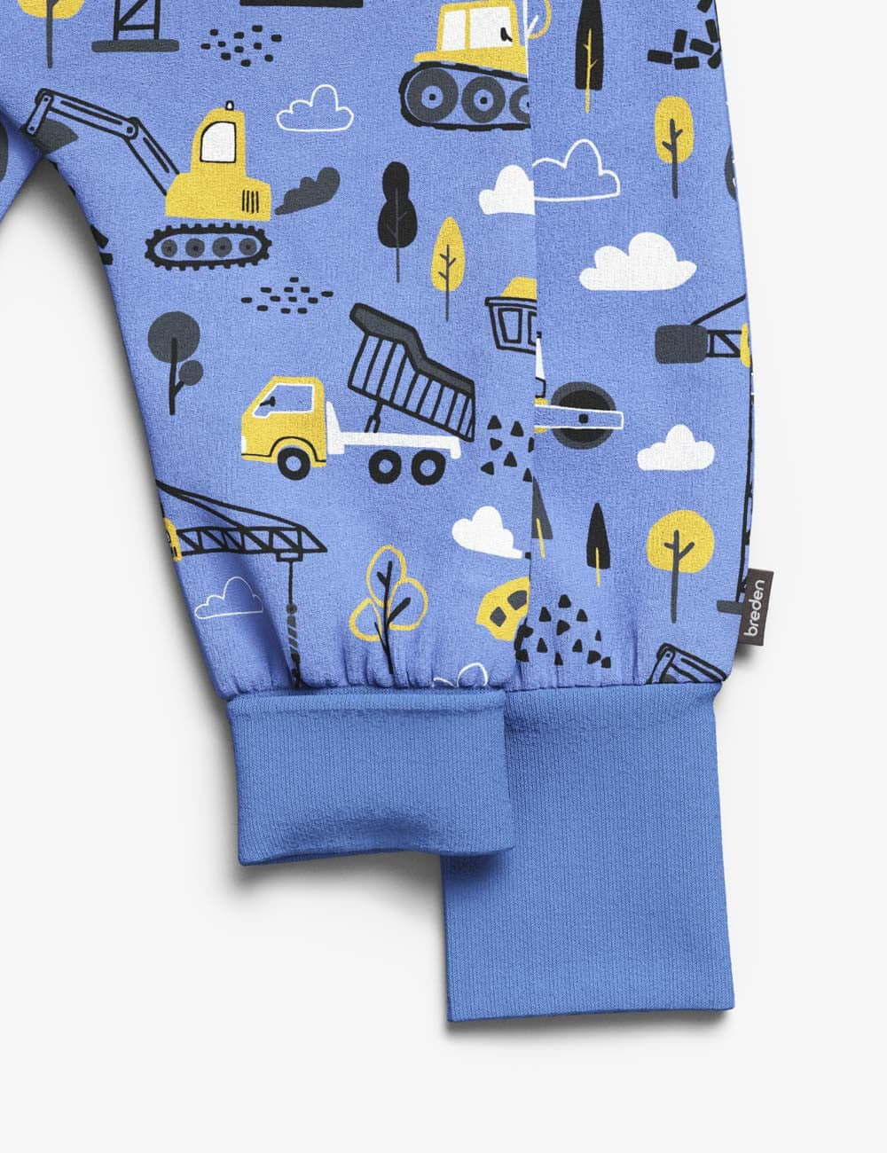 Construction Print Long Baby Pants
