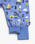 Construction Print Long Baby Pants