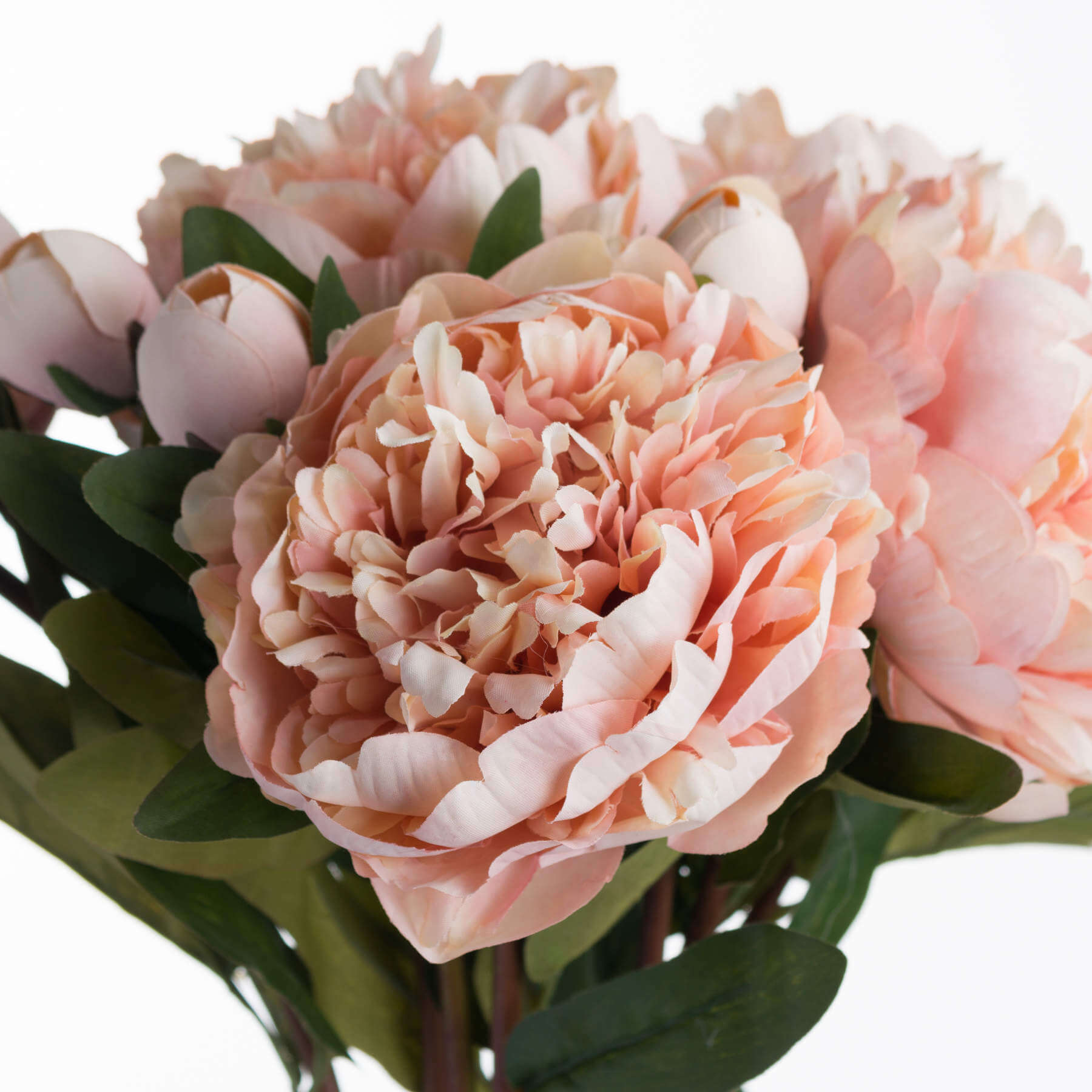 Blissful Peach Peony Rose Bouquet | Fresh Floral Elegance
