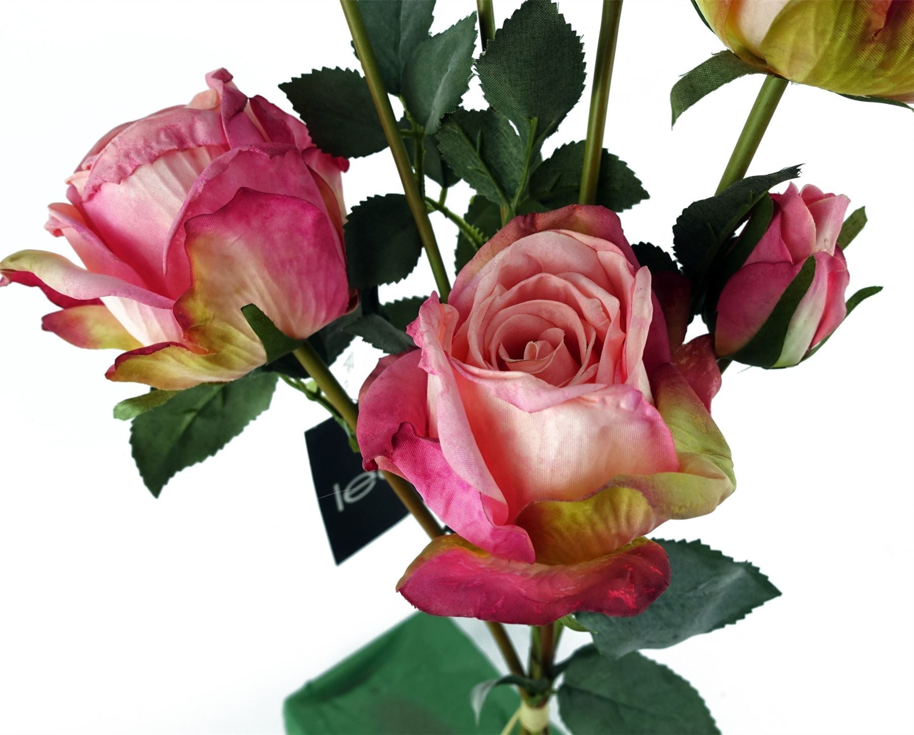 6 x Pink Rose Artificial Flowers-2