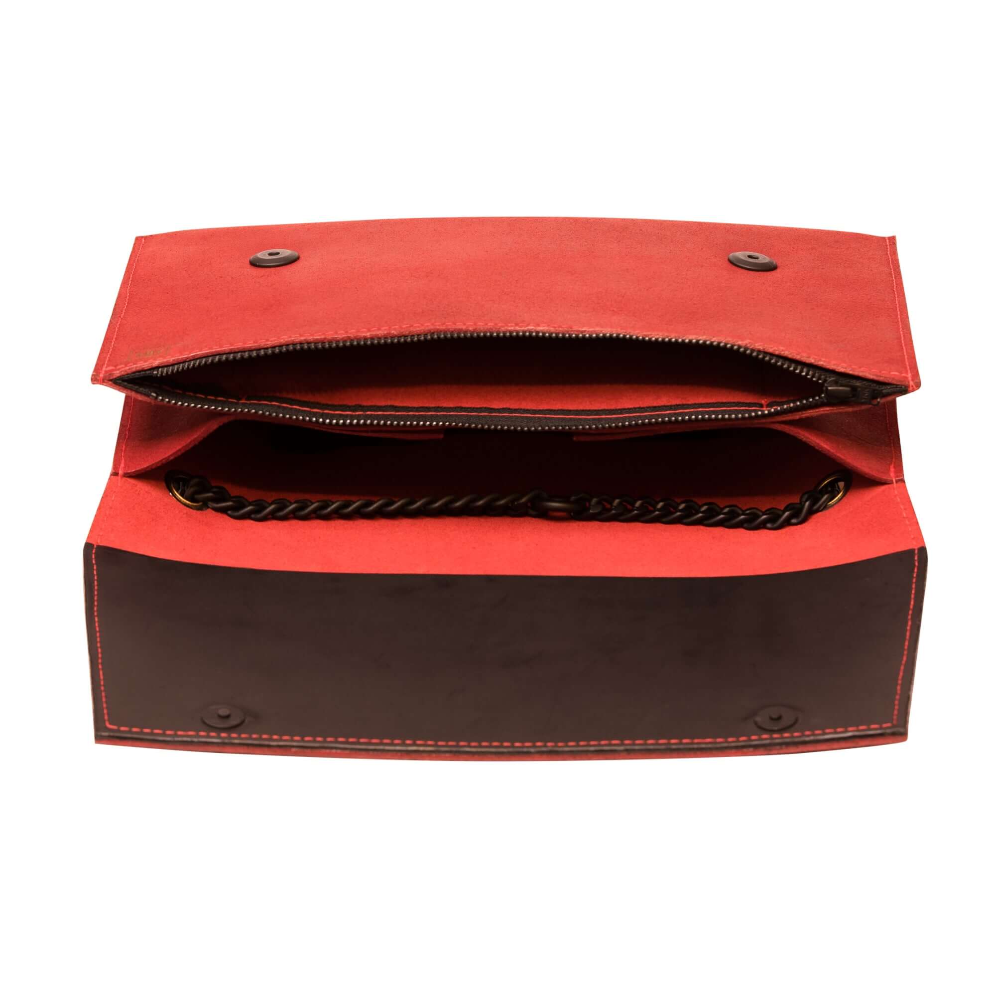 Classic Red Chain Shoulder Bag