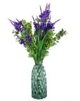 Pack of 6 x Artificial Flowers Purple Larkspur Artifical Stem 80cm-2
