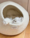 Zebra Wool Cocoon Basket
