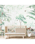 Woodland Animals Children's Mural Wallpaper