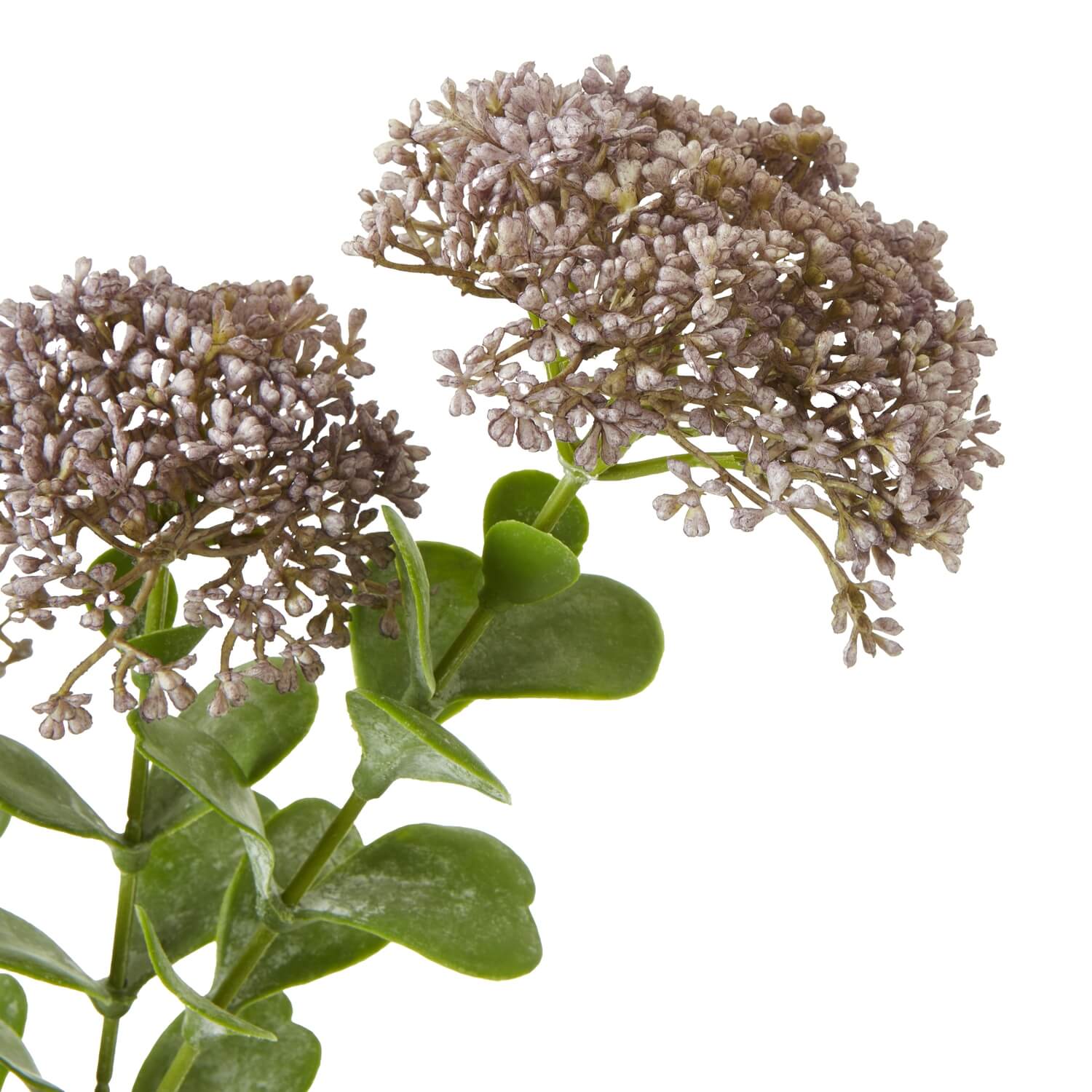 Artificial Purple Sedum Spray with Lavender Hues