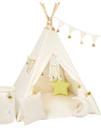 Whimsical Tipi Tent Set for Kids – Cozy & Creative Play Area by Sówka at brixbailey.com