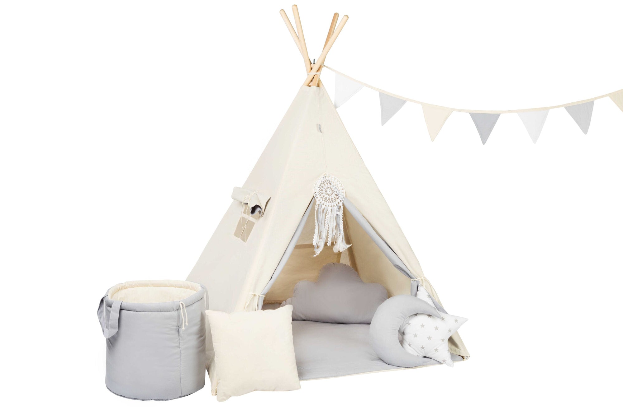 Eeyore Tipi Tent Set – Peaceful &amp; Versatile Play Space by Sówka at brixbailey.com