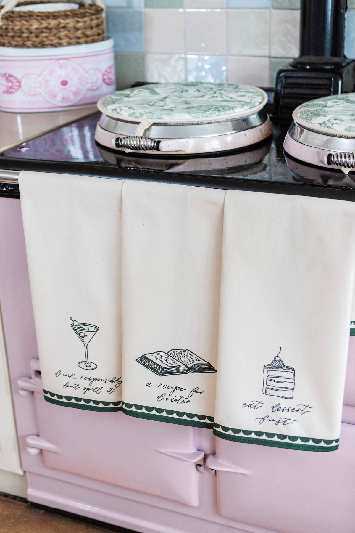 A Recipe For Disaster Tea Towel