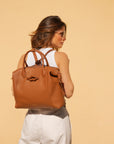 Wimbledon Leather Laptop Backpack
