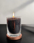Black Unscented Candle 160g – Elegant & Sustainable Design by Candledust at www.brixbailey.com