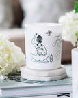 Highly Strung Natural Wax Glass Candle