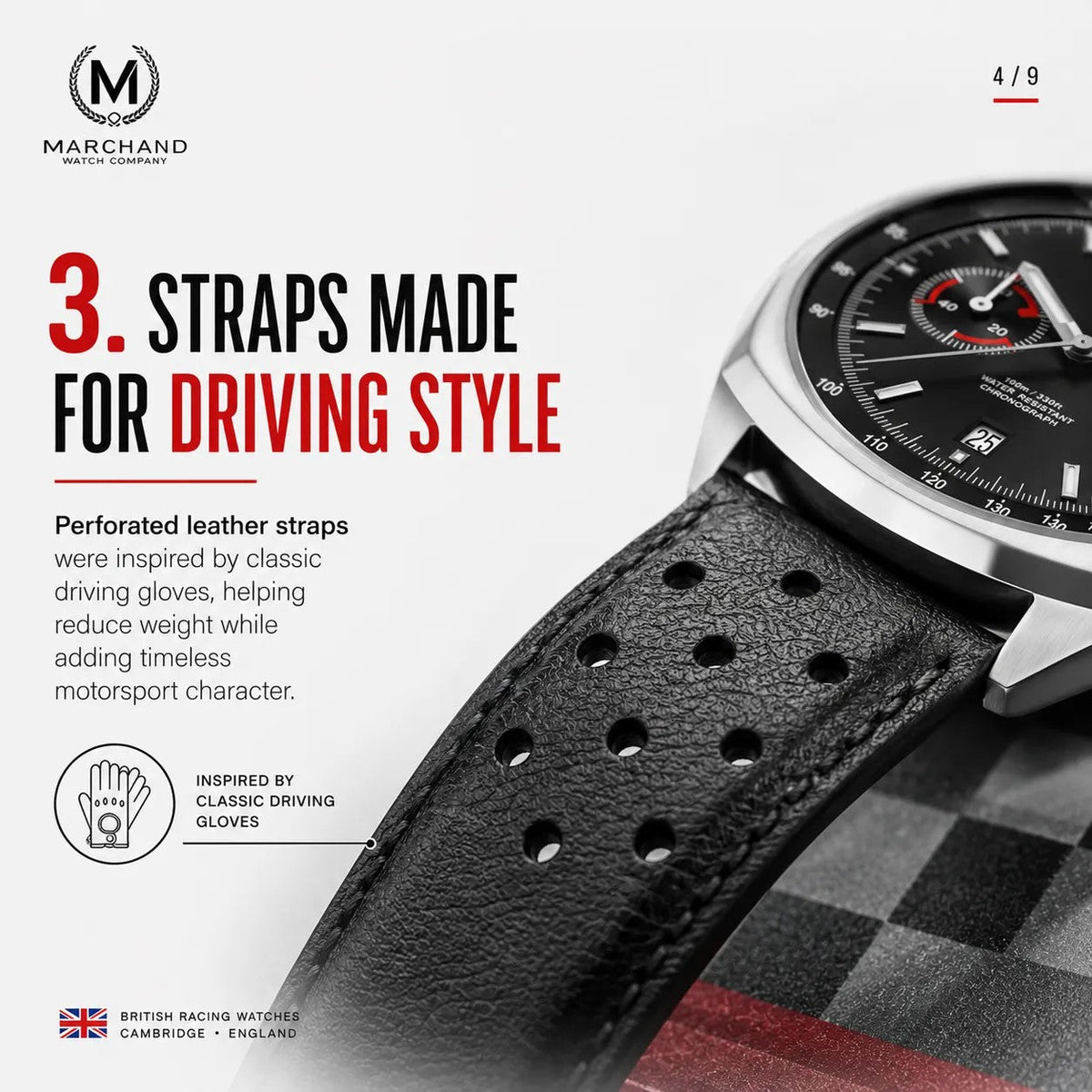 Classic Driver Chronograph, Black Strap (PRE-ORDER NOW)
