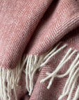 Lambswool Throw - Dusty Pink