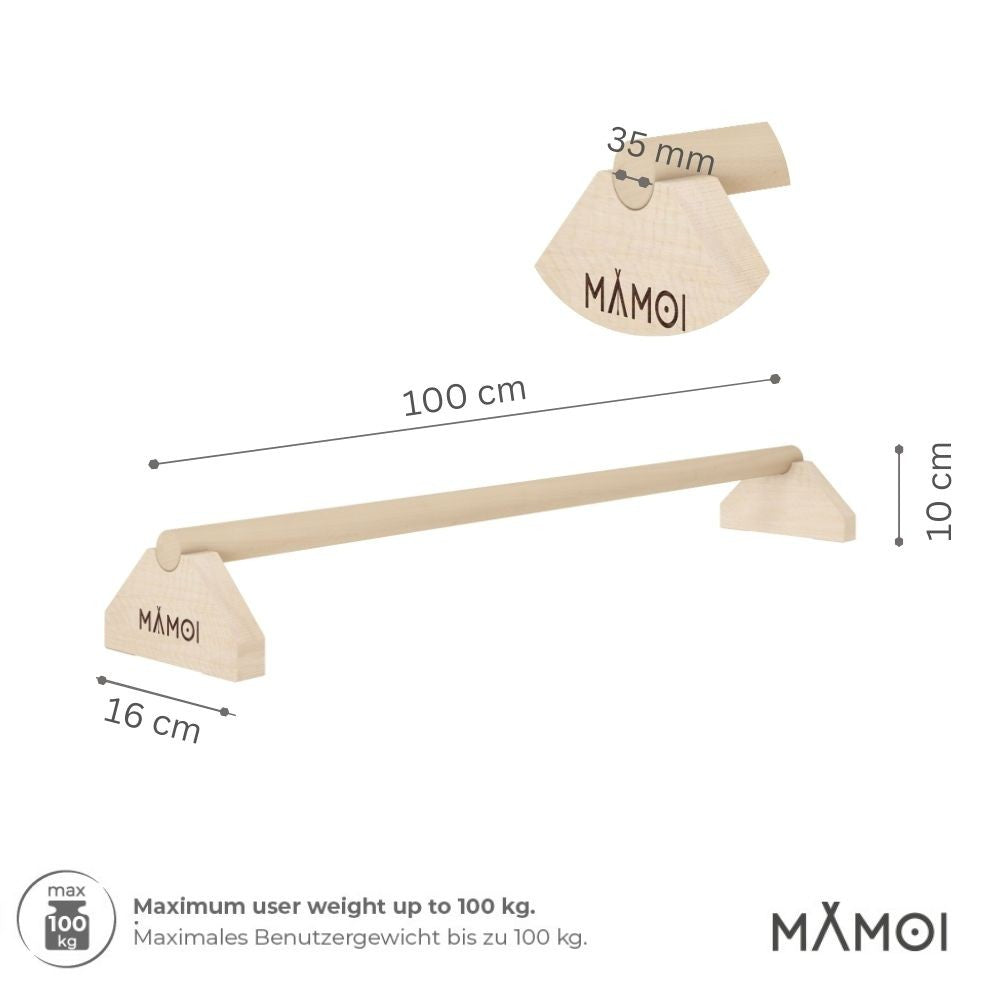 MAMOI® Równoważnia MAMOI 95 cm, kamienie do balansowania, równoważnia, kamienie do balansowania dla dzieci i dorosłych.-1
