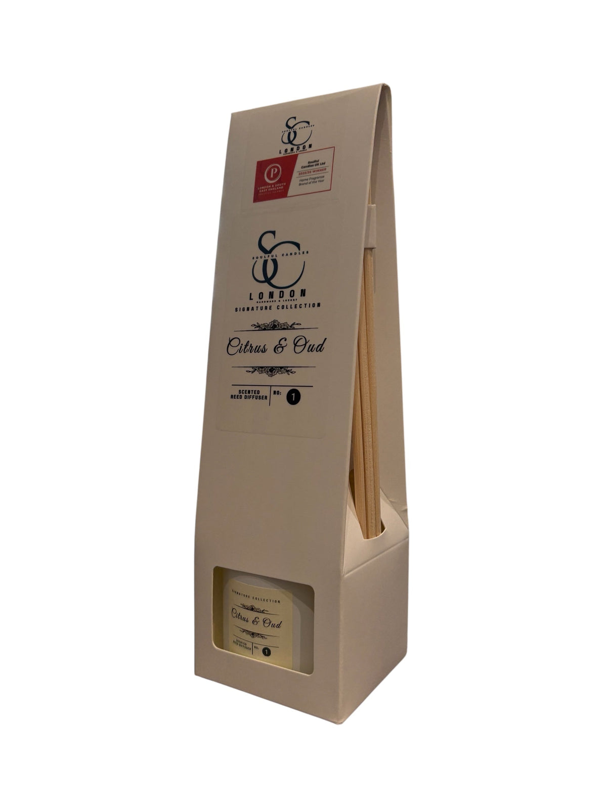 Citrus &amp; Oud – Reed Diffuser (100ml)