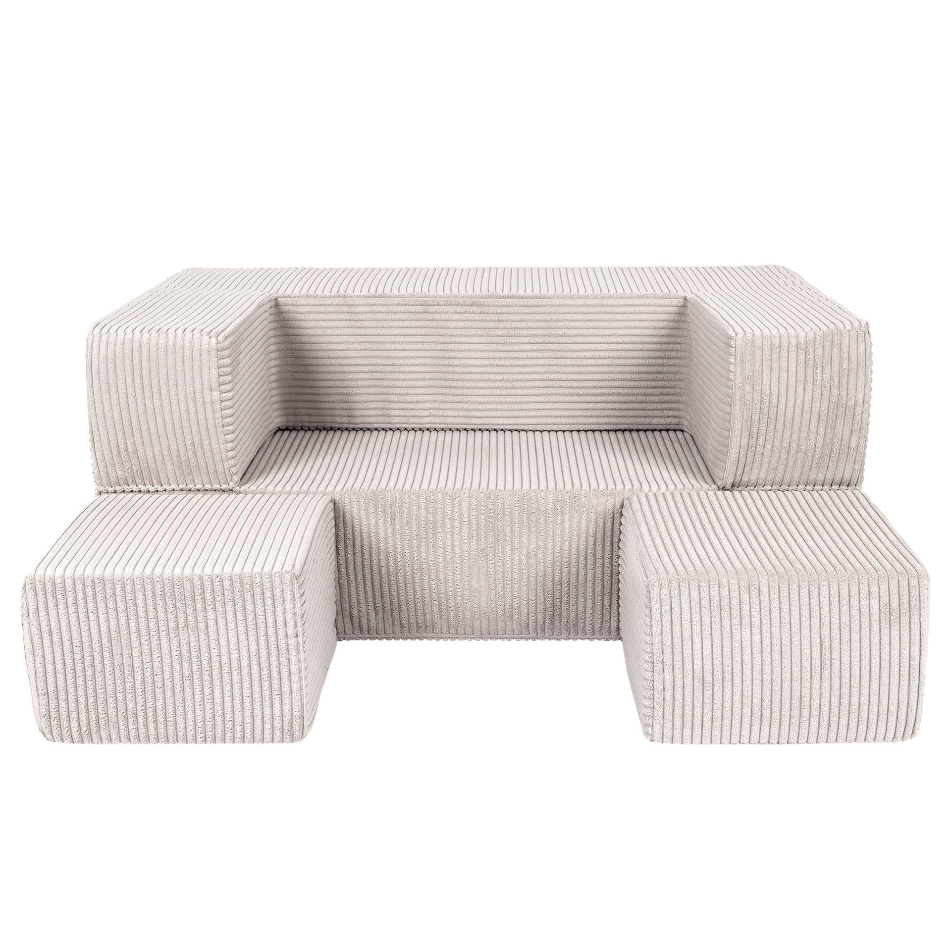 MeowBaby® Children&#39;s Sofa – Playful &amp; Convertible with Poufs by MeowBaby at www.brixbailey.com