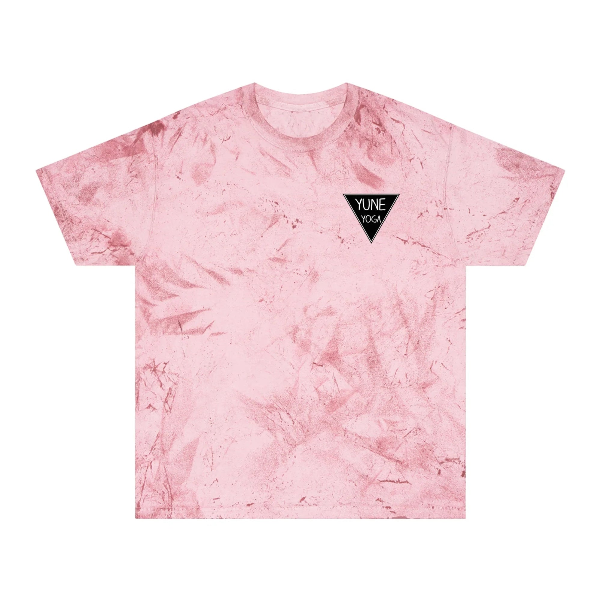 Color Blast Organic Cotton Tie-Dye Yoga Tee – Unisex Vibrant T-Shirt by Yune Yoga-5