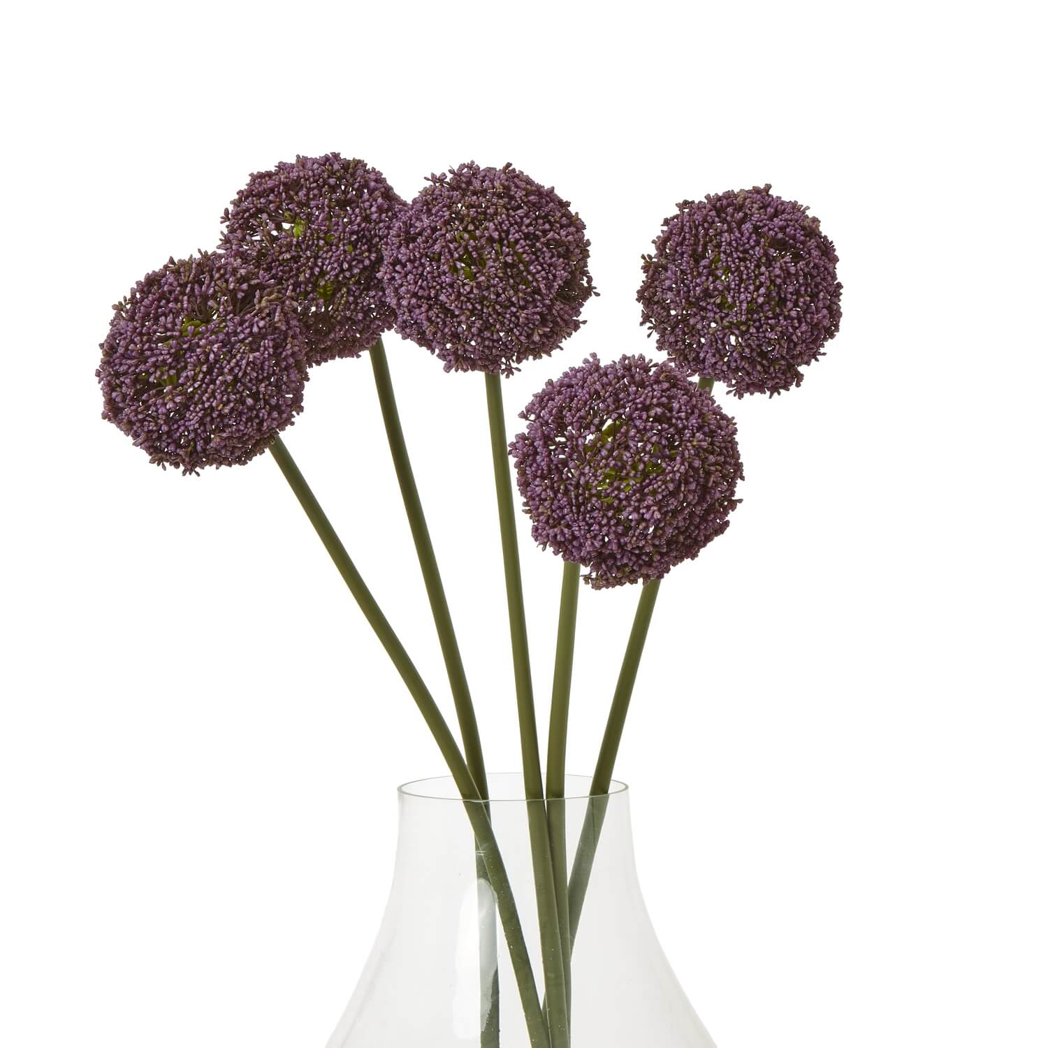 Vibrant Purple Allium Stem | Elegant Floral Decor
