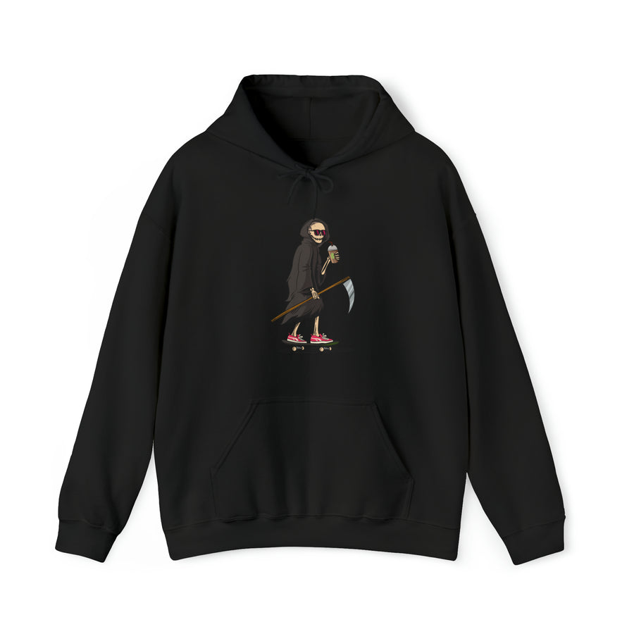 Graphic Print Unisex Hooded Sweatshirt