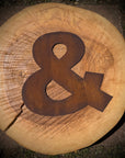 12″ Rusty Fat Font Metal Letters For The Home And Garden A–Z & 0–9