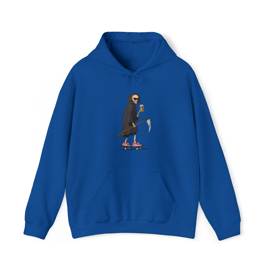 Graphic Print Unisex Hooded Sweatshirt