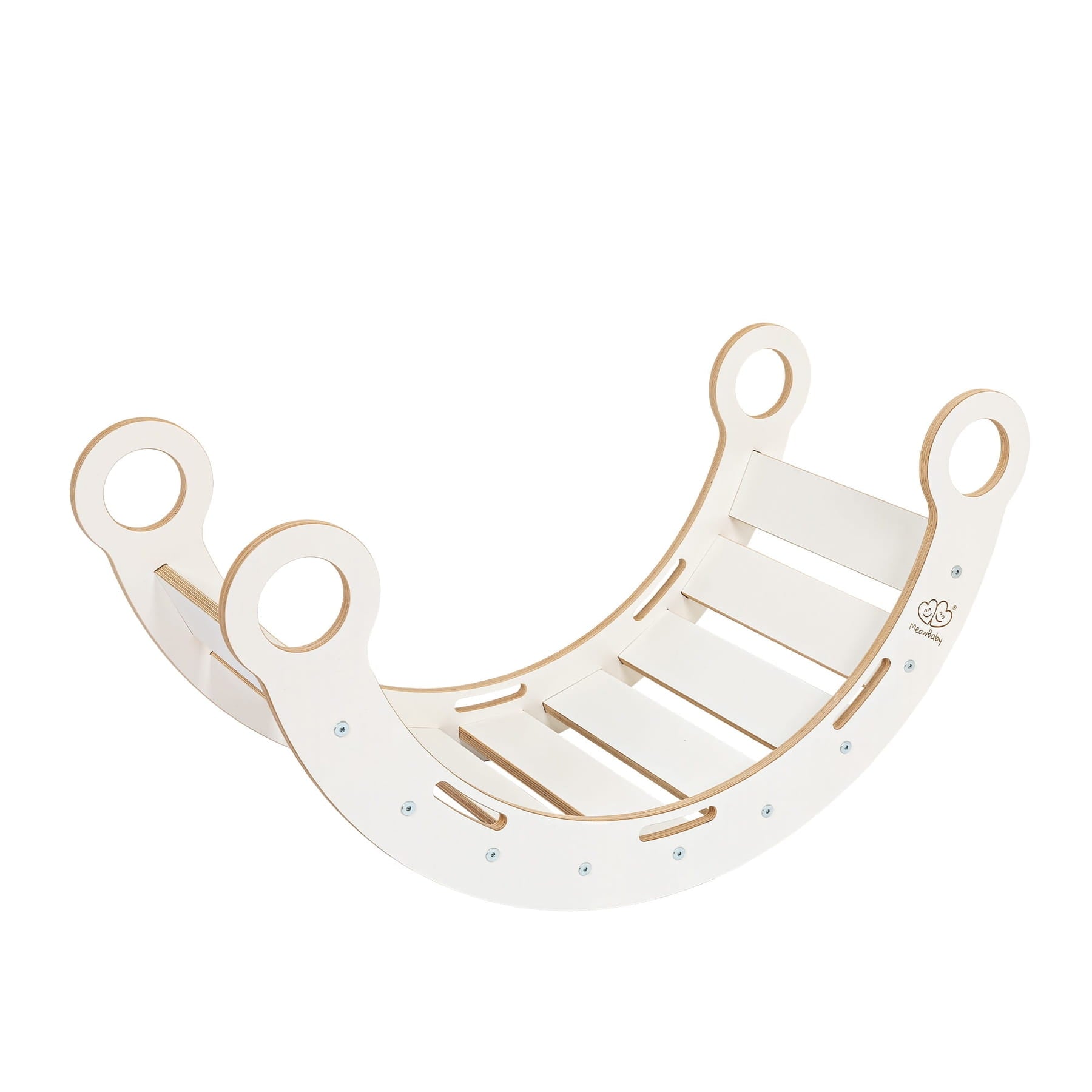 Versatile Dream Rocker with Cushion – Safe &amp; Fun Montessori Toy by MeowBaby at www.brixbailey.com