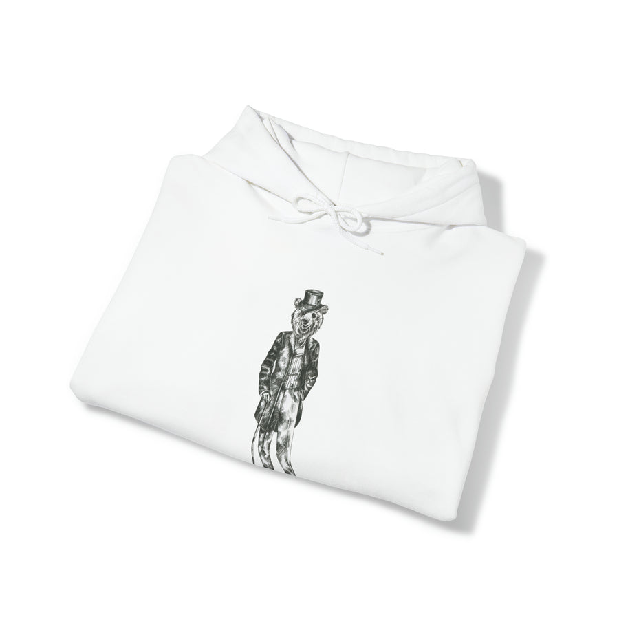Graphic Print Unisex Hooded Sweatshirt