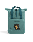 Back & Tan Dachshund Roll-Top Backpack – Small Dog, Big Adventure!