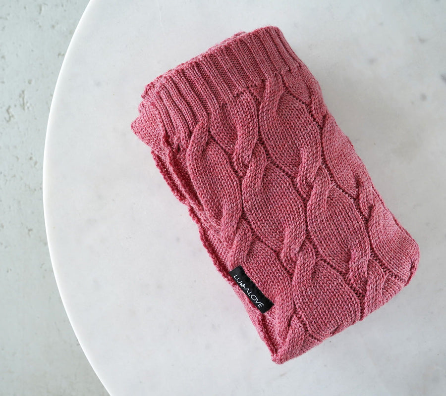 100% Natural Merino Wool Baby Blanket - Soft, Warm & Eco-Friendly by Lullalove UK at brixbailey.com