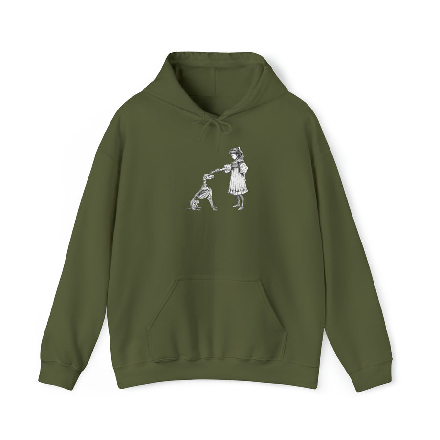 Graphic Print Unisex Hooded Sweatshirt