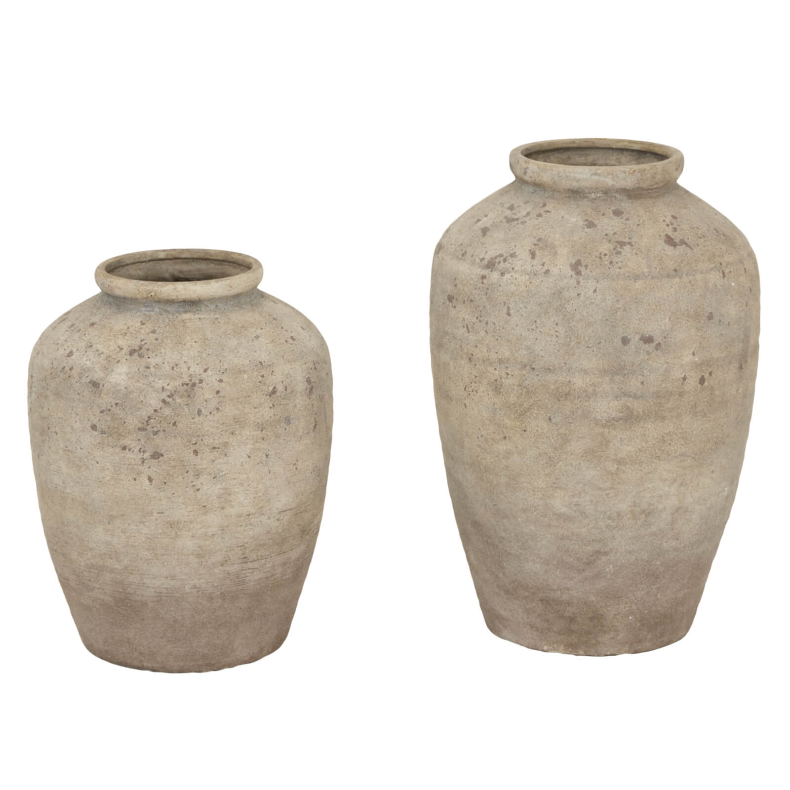 Handcrafted Deruta Ceramic Vase | Elegant Mottled Design
