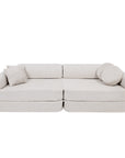 Large Modular Sofa for Kids - Premium Boucle, Champagne Ecru