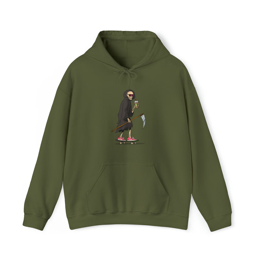 Graphic Print Unisex Hooded Sweatshirt