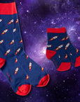 Rocket Matching Bamboo Socks (Adult & Child)