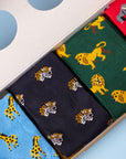 Zoo Sock Box - 4 Pairs of Bamboo Socks (His)