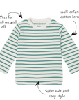 Mint Breton Stripe Top