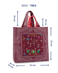 LEO Quilted Midi Tote Çanta - DESERT MOOD