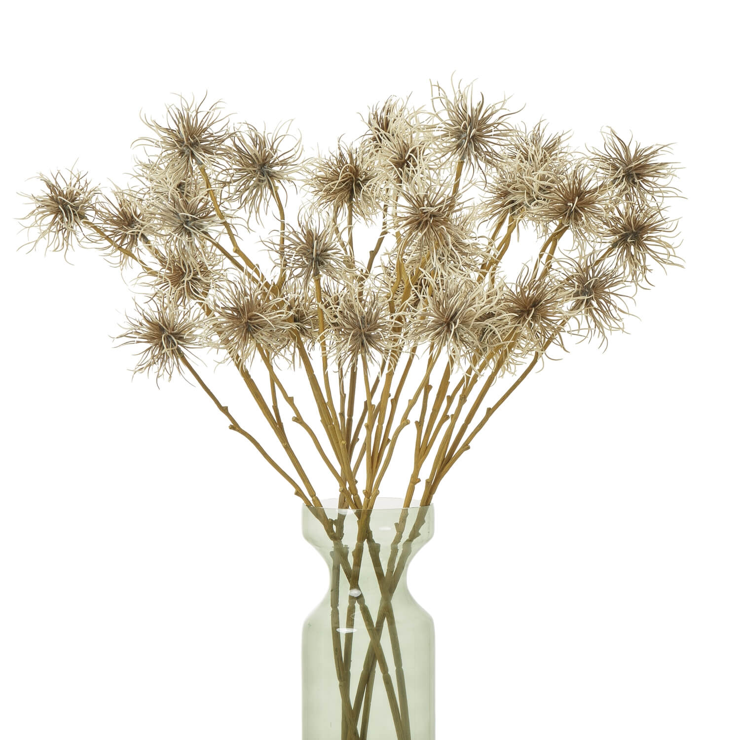 Brown Xanthium Faux Plant Stem