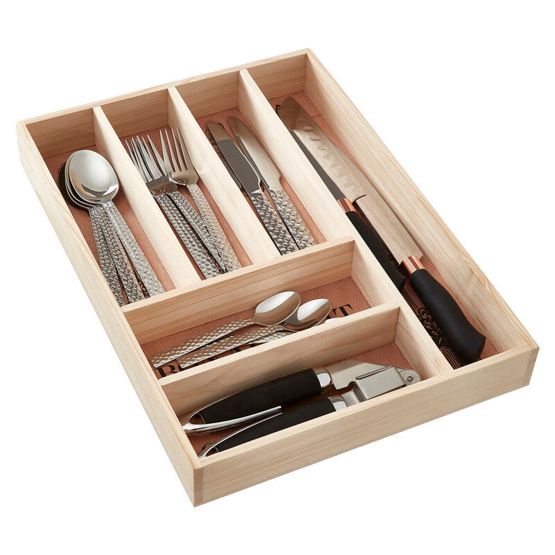 Wooden Vintage Design Cutlery Tray | Bessan